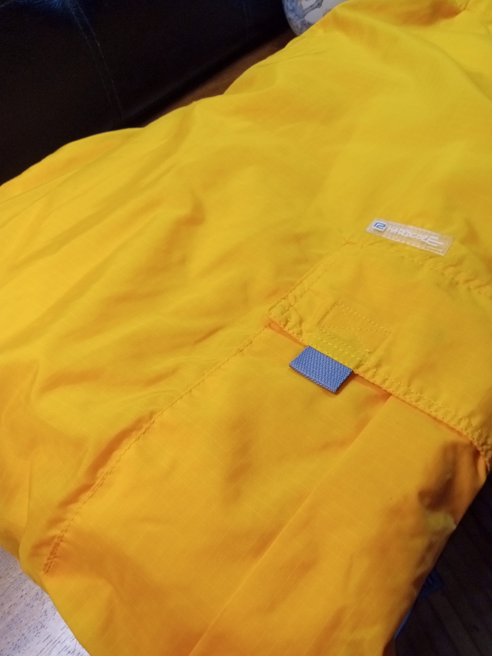1990s R2 Hardcore Streetwear Lined cargo pants in Yellow Like New Vintage